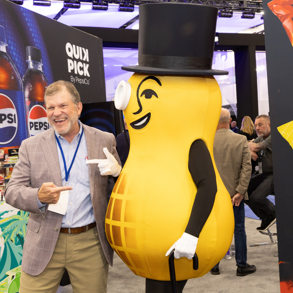 S Corporate Mascot (Inside Booth)