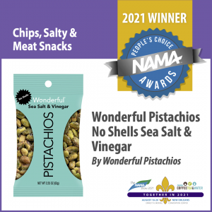 Chips Salty & Meat Snacks Wonderful Pistachios 2021 People's Choice Award Winner